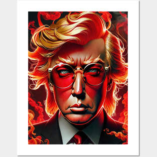 Donald Trump Red Posters and Art